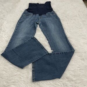 INDIGO BLUE MATERNITY PANTS/JEANS SIZE MEDIUM